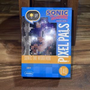 Pixel Pals Sonic The Hedgehog 040 Light Up Figure 8 Bit - Brand New In Box Rare
